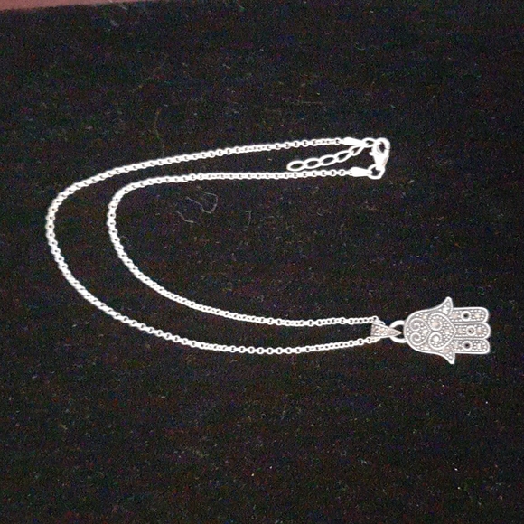 Silver Pendant and Silver Necklace - Picture 4 of 4